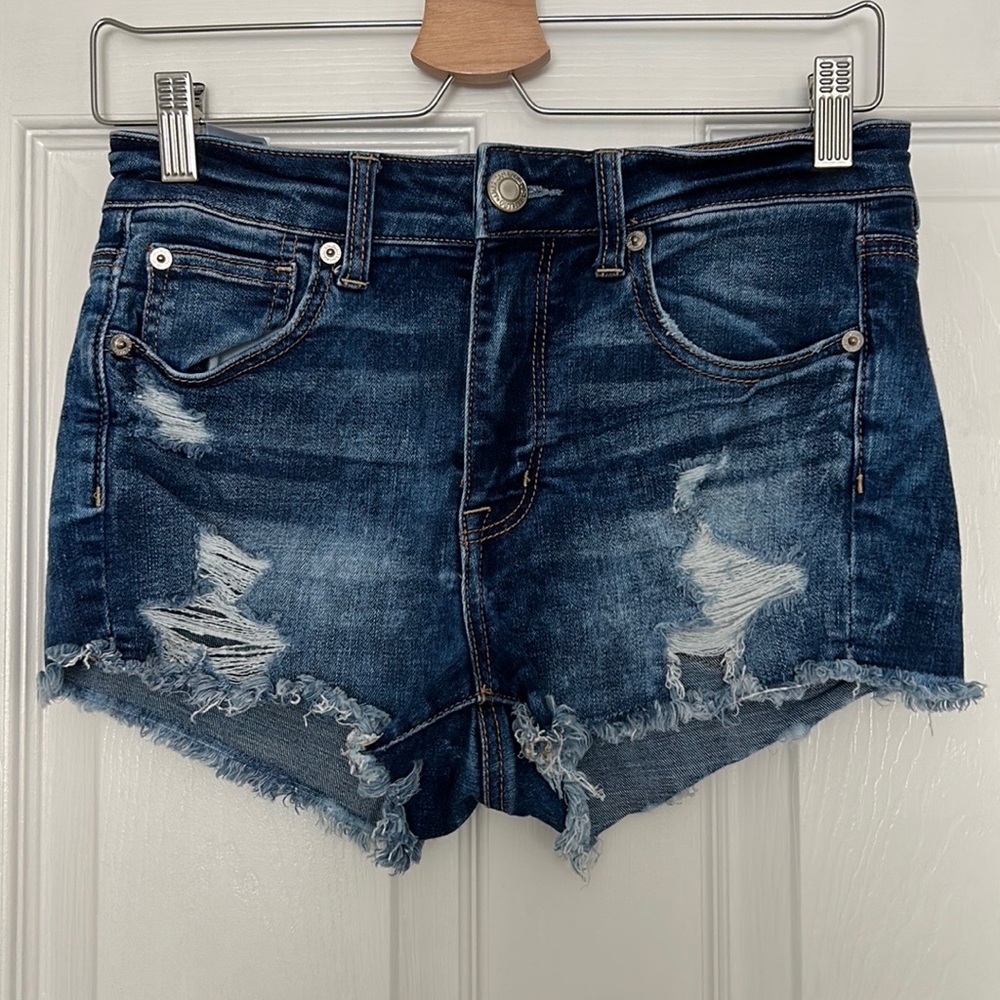 American Eagle High Rise Shorties Shorts